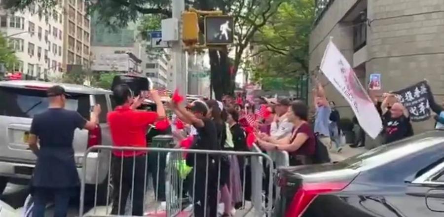 费城福建同乡会升五星旗 纽约亲共侨界低调两样情