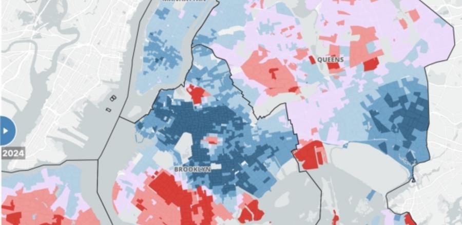 紐約華人向右轉趨勢更大